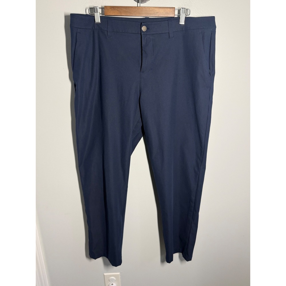 Lululemon Commission Slim-Fit Pant Navy Blue Mens 36 LM5AO5S.03 Inseam 30